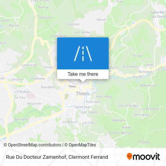 Rue Du Docteur Zamenhof map
