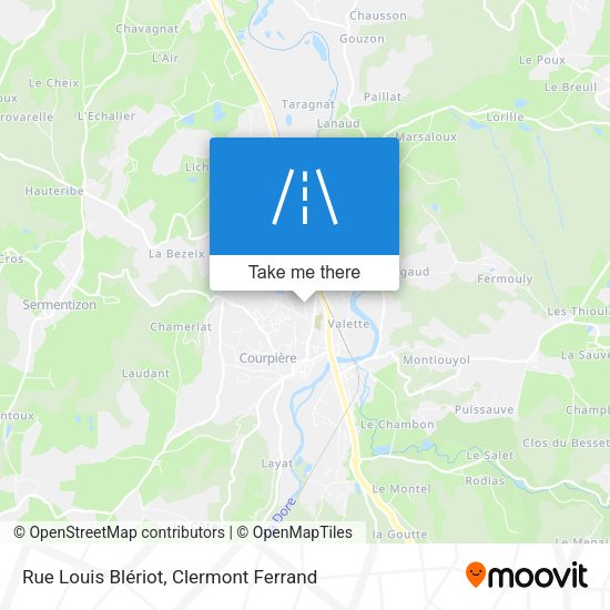 Rue Louis Blériot map
