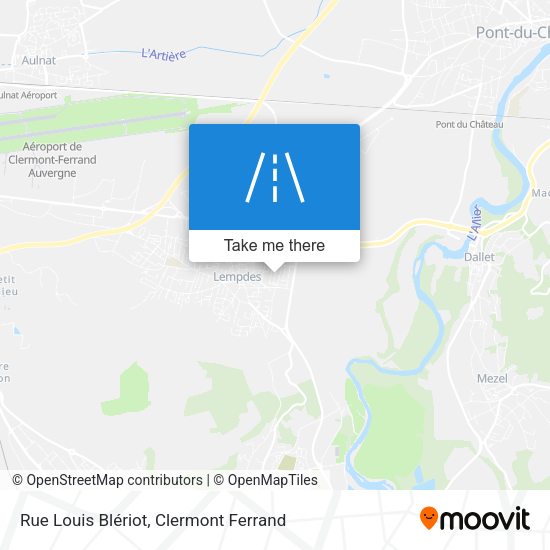 Rue Louis Blériot map