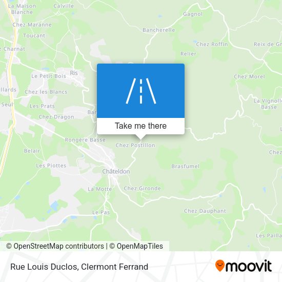 Rue Louis Duclos map