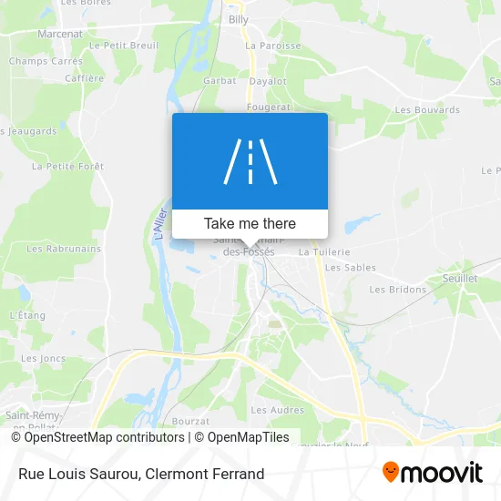 Rue Louis Saurou map