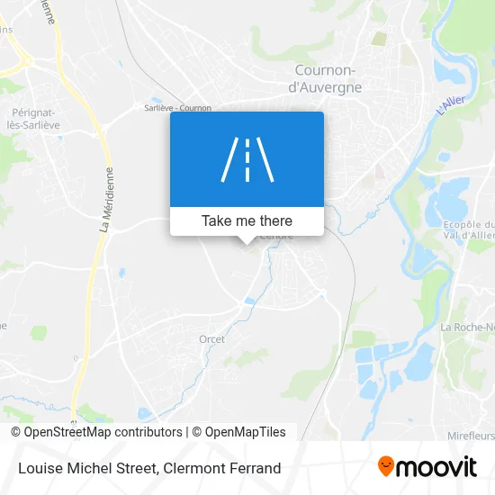 Rue Louise Michel map