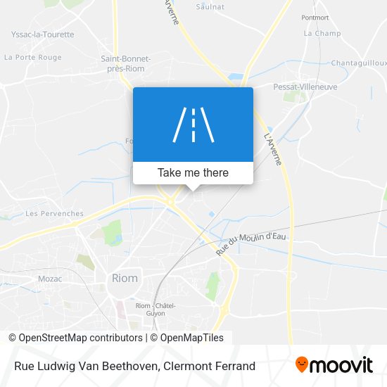 Rue Ludwig Van Beethoven map