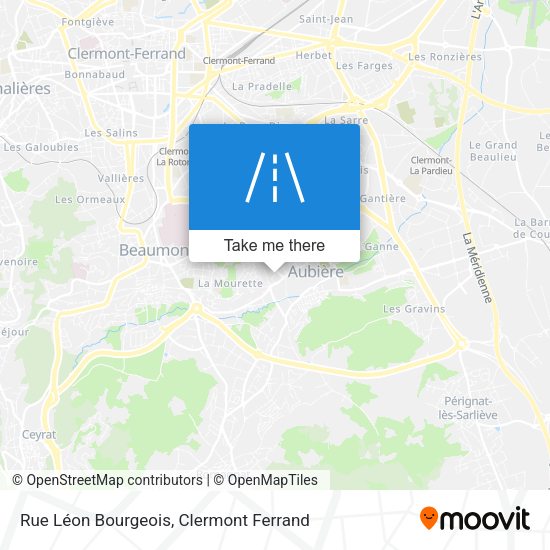 Rue Léon Bourgeois map