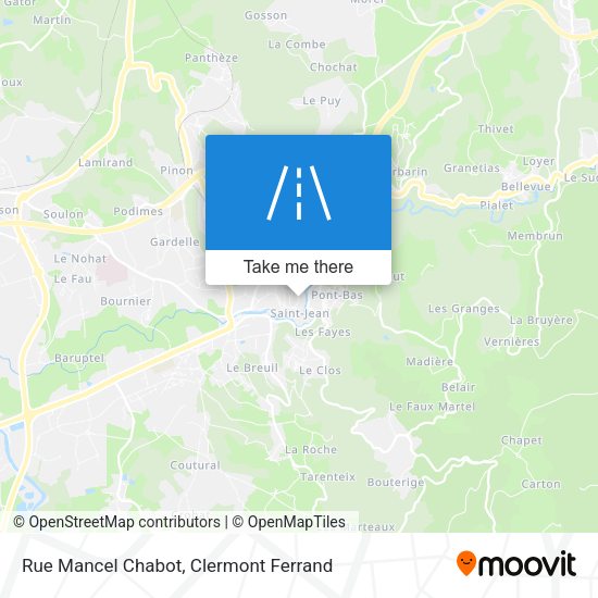 Rue Mancel Chabot map