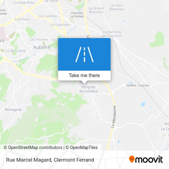 Rue Marcel Magard map