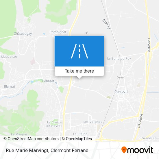 Rue Marie Marvingt map