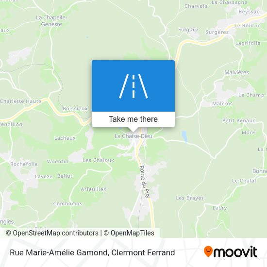 Rue Marie-Amélie Gamond map