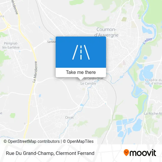 Rue Du Grand-Champ map