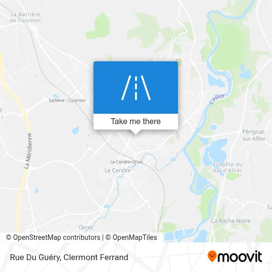 Rue Du Guéry map