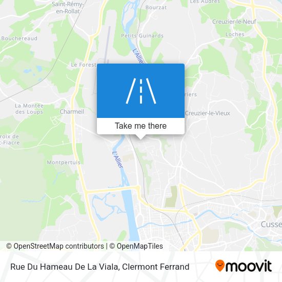 Rue Du Hameau De La Viala map