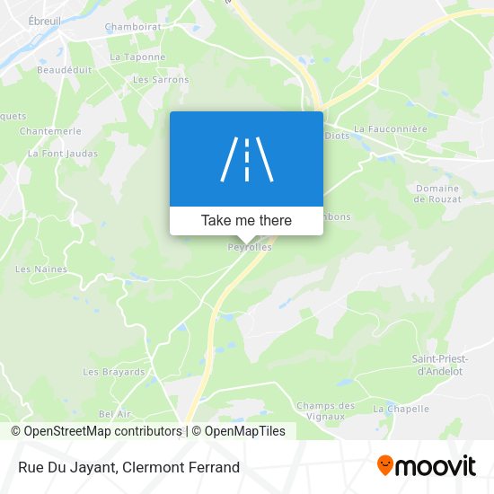 Rue Du Jayant map
