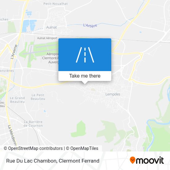 Rue Du Lac Chambon map