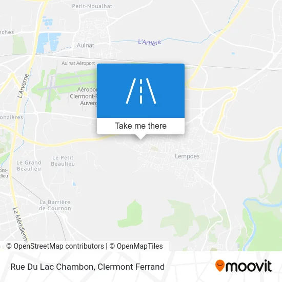 Rue Du Lac Chambon map