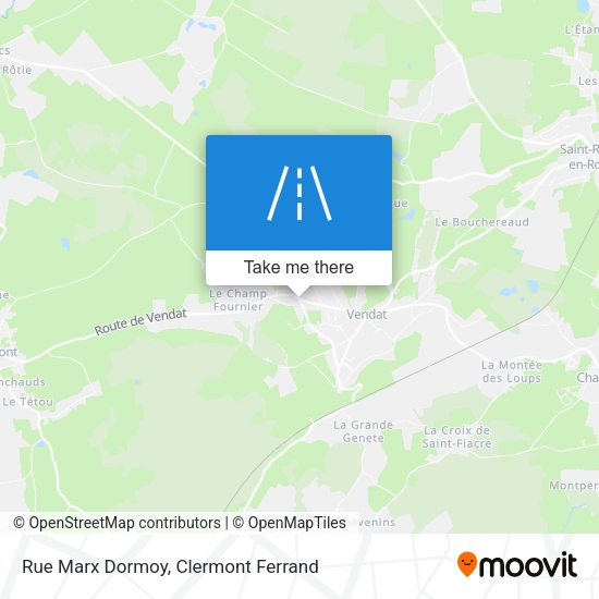Rue Marx Dormoy map