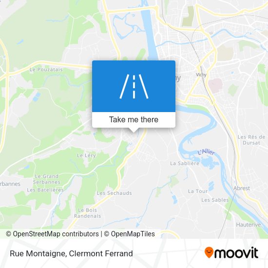 Rue Montaigne map