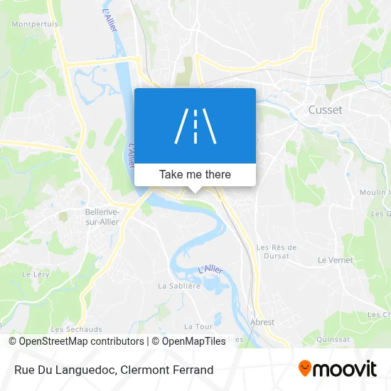 Rue Du Languedoc map