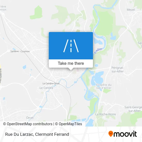 Rue Du Larzac map