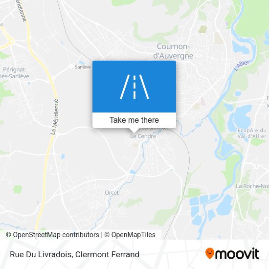 Rue Du Livradois map