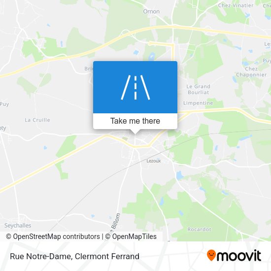 Rue Notre-Dame map