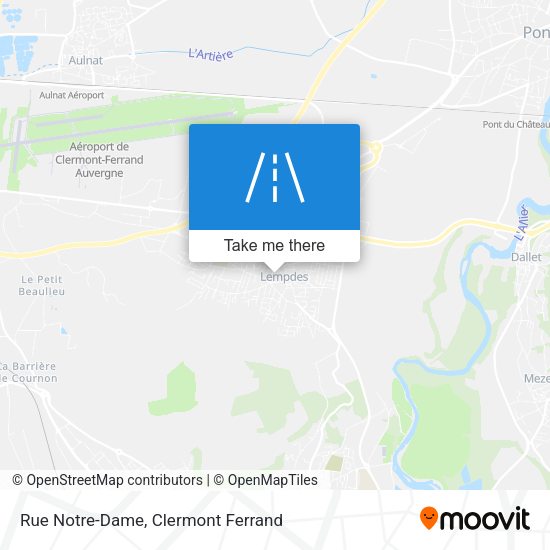 Rue Notre-Dame map