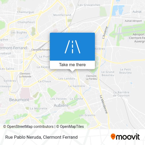Rue Pablo Neruda map