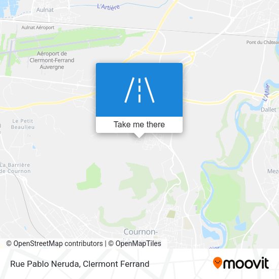 Rue Pablo Neruda map