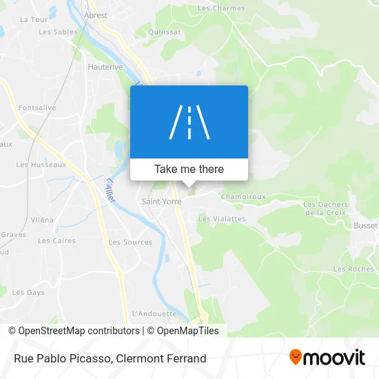 Rue Pablo Picasso map