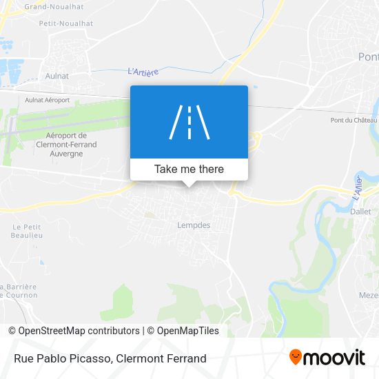 Rue Pablo Picasso map