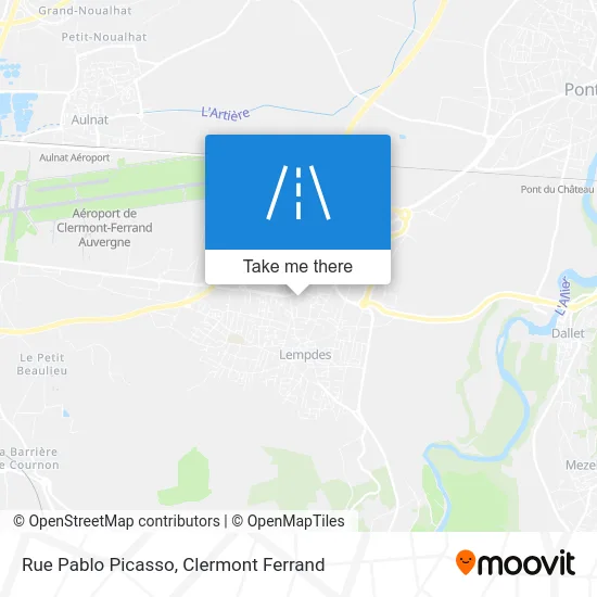 Rue Pablo Picasso map