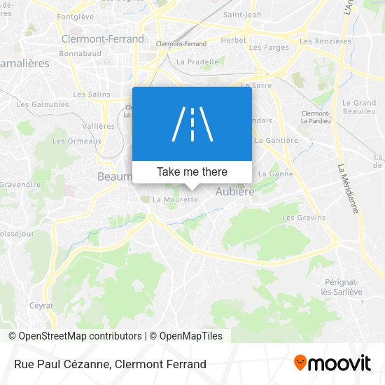 Rue Paul Cézanne map