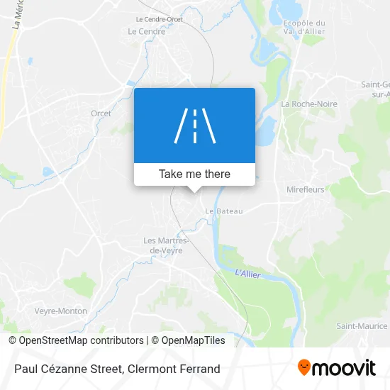 Rue Paul Cézanne map
