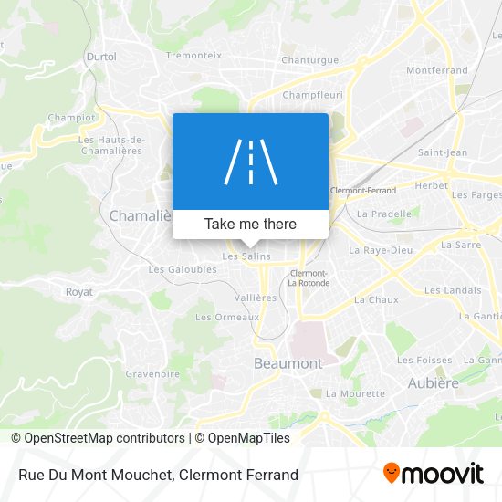 Rue Du Mont Mouchet map