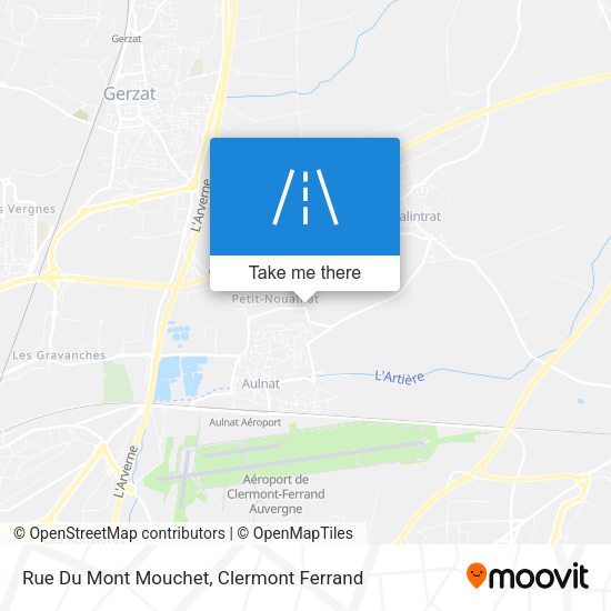 Rue Du Mont Mouchet map