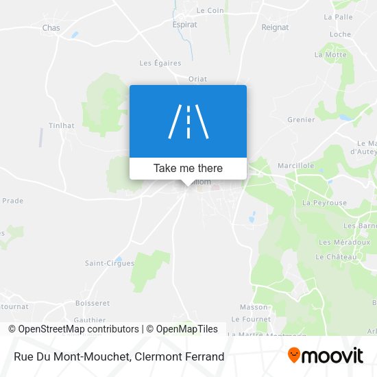 Rue Du Mont-Mouchet map