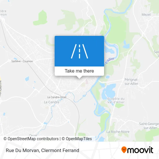 Rue Du Morvan map