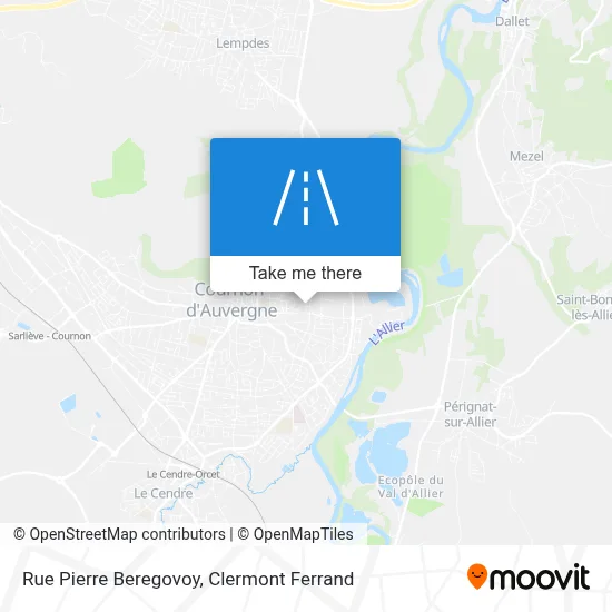 Rue Pierre Beregovoy map