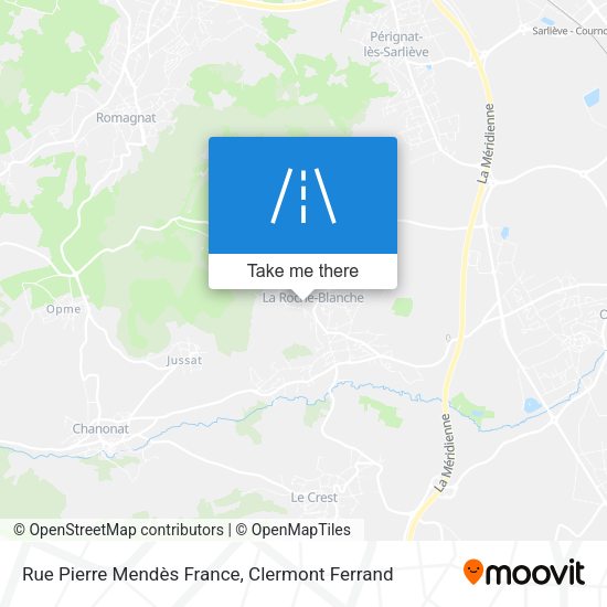 Rue Pierre Mendès France map