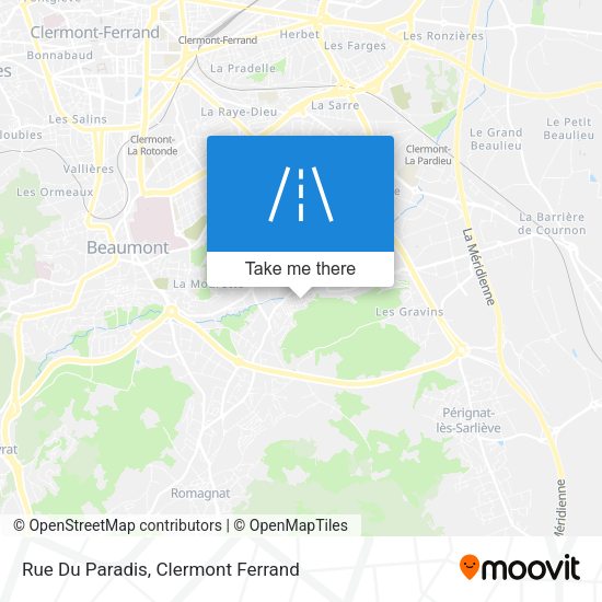 Rue Du Paradis map