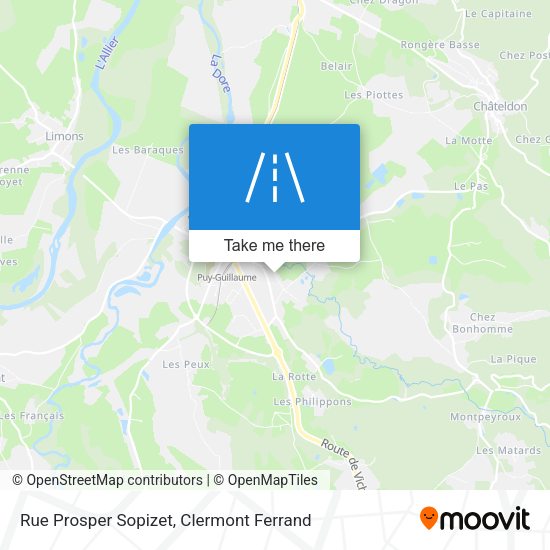 Rue Prosper Sopizet map