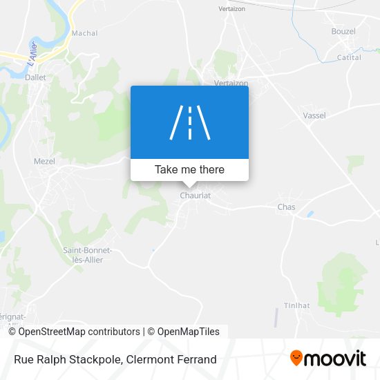 Rue Ralph Stackpole map