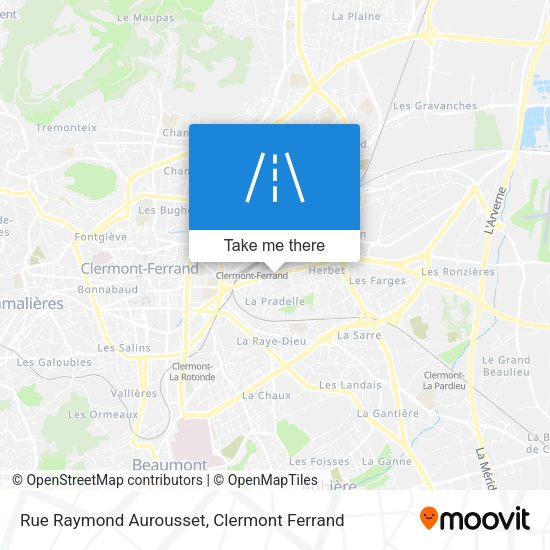Rue Raymond Aurousset map