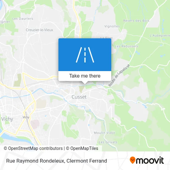 Rue Raymond Rondeleux map