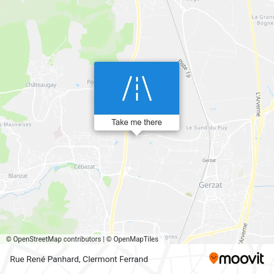Rue René Panhard map