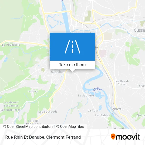 Rue Rhin Et Danube map