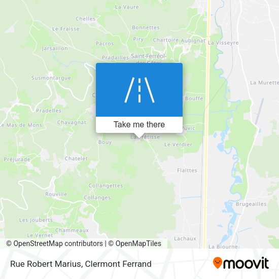 Rue Robert Marius map