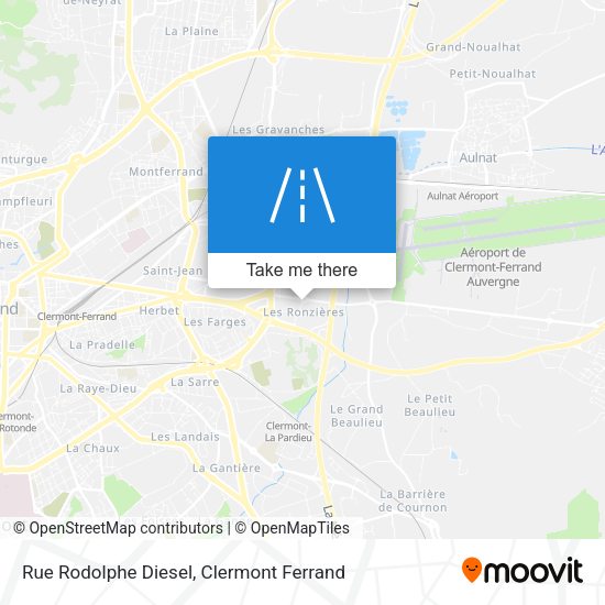 Rue Rodolphe Diesel map