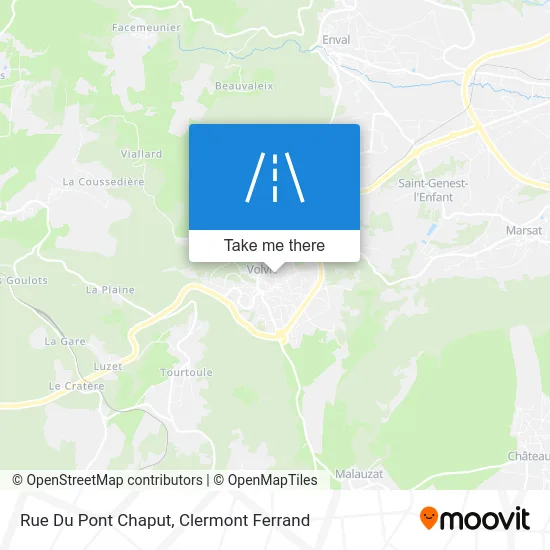 Rue Du Pont Chaput map