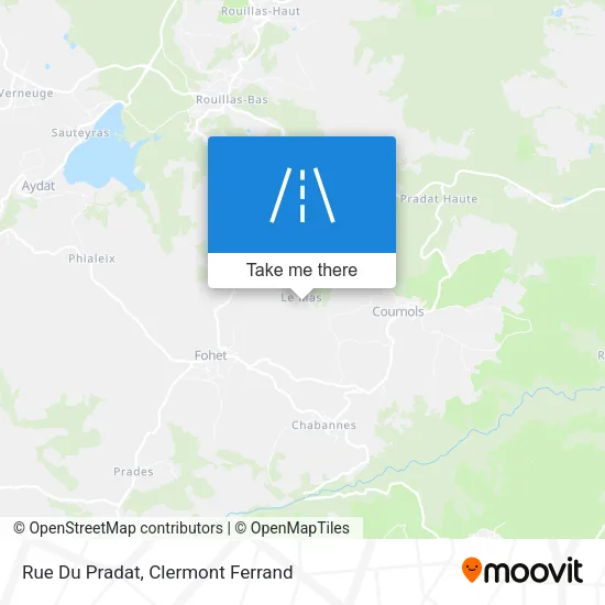 Rue Du Pradat map