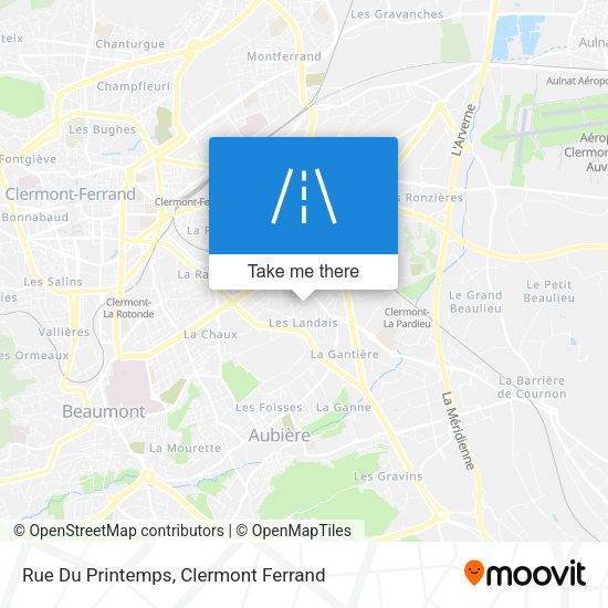 Rue Du Printemps map